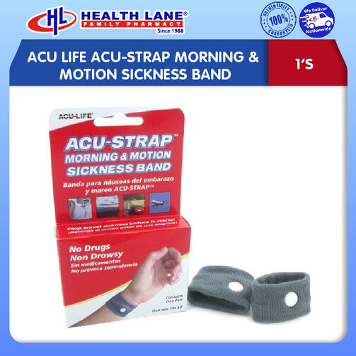ACU LIFE ACU-STRAP MORNING & MOTION SICKNESS BAND 